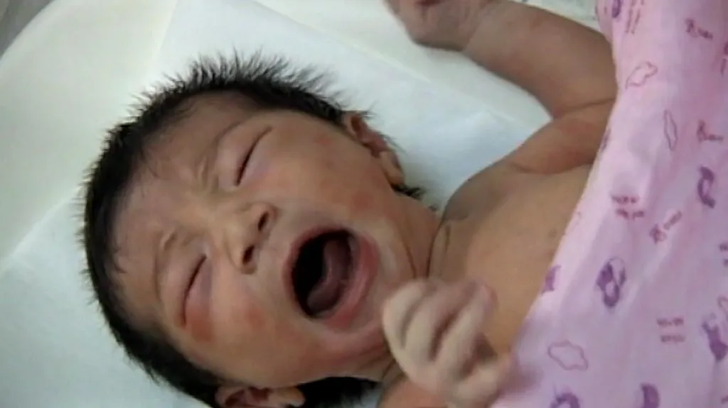 Čínský novorozenec