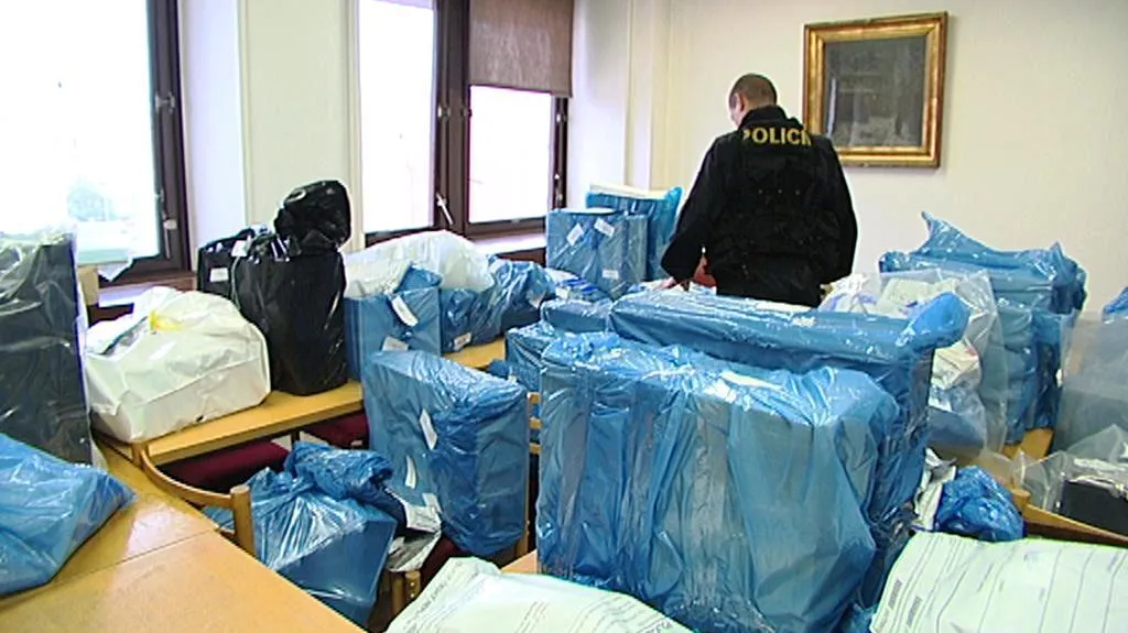 Policejní razie na ostravské radnici