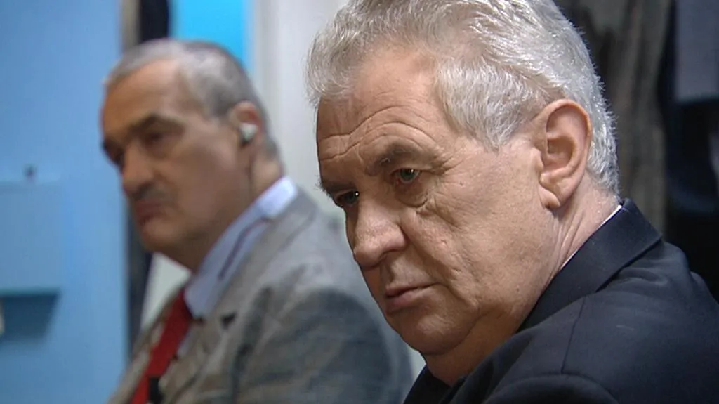 Karel Schwarzenberg a Miloš Zeman