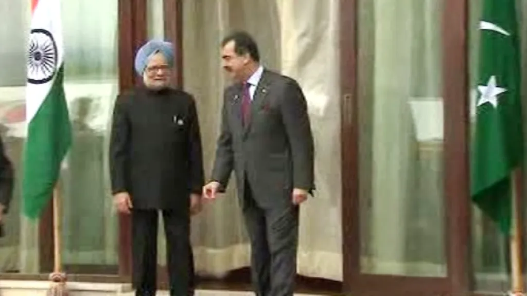 Manmóhan Singh a Júsuf Ráza Gílání