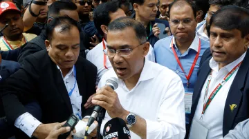 Tarík Rahmán (uprostřed), 12. února 2026