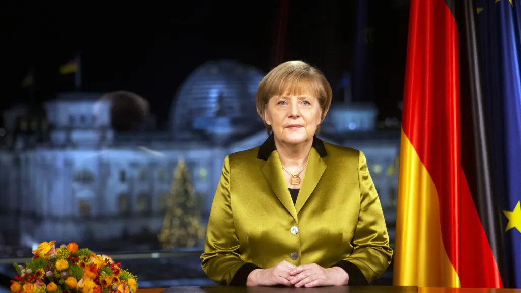Angela Merkelová při novoročním projevu
