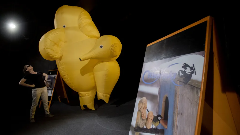 Sloní maskot 26. ročníku festivalu Mateřinka