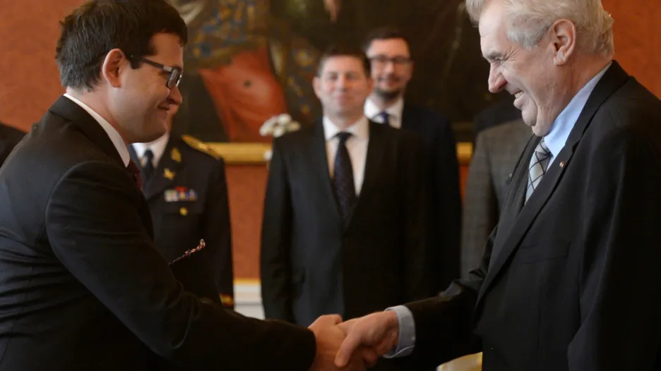 Jan Chvojka a Miloš Zeman