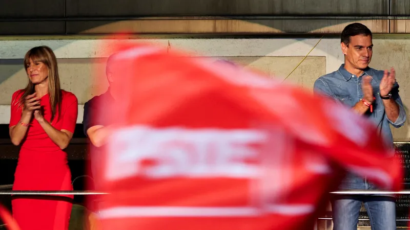 Pedro Sánchez s manželkou Begoňou Gómezovou