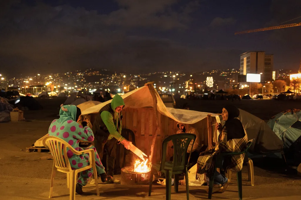 Váleční bezdomovci našli v Bejrútu improvizované útočiště