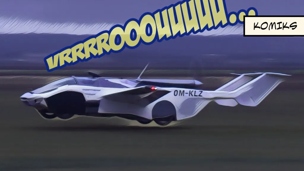 Aeromobil neboli létající auto je slovenský vynález