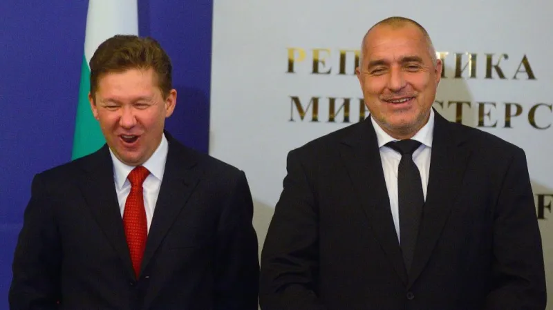 Alexej Miller a Bojka Borisov