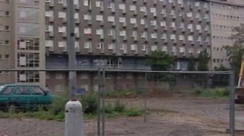 Místo výstavby bytového komplexu Erasmus