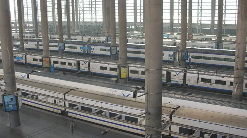 Nádraží Atocha v Madridu.