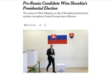 Střední Evropa posiluje vazby s Moskvou, napsal ke slovenským volbám americký deník