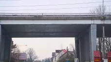 Most v Rudné ulici v Ostravě