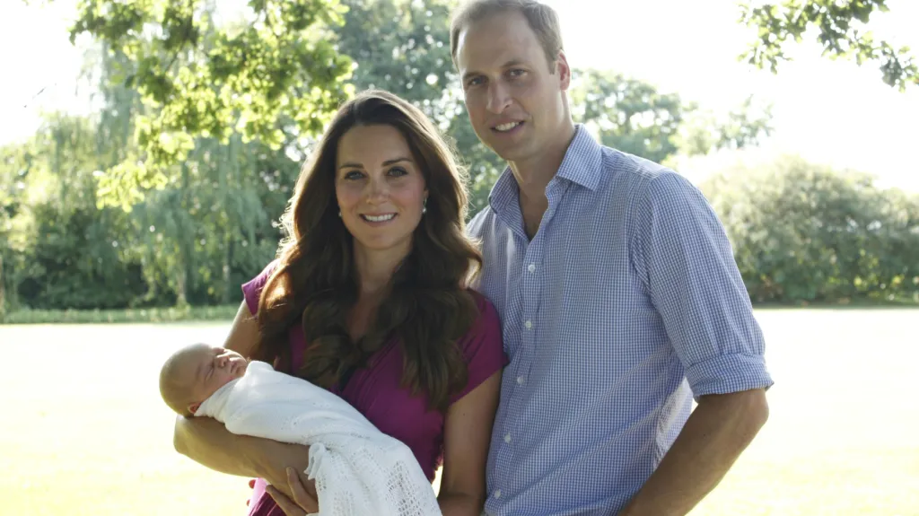 Kate a William s malým Georgem