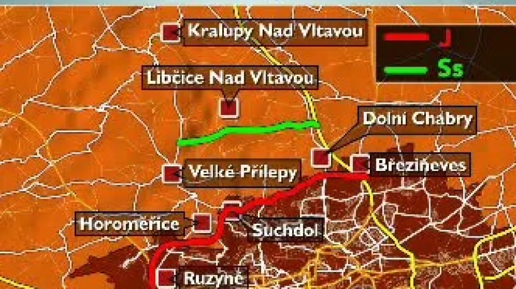 Varianty severozápadního okruhu Prahy