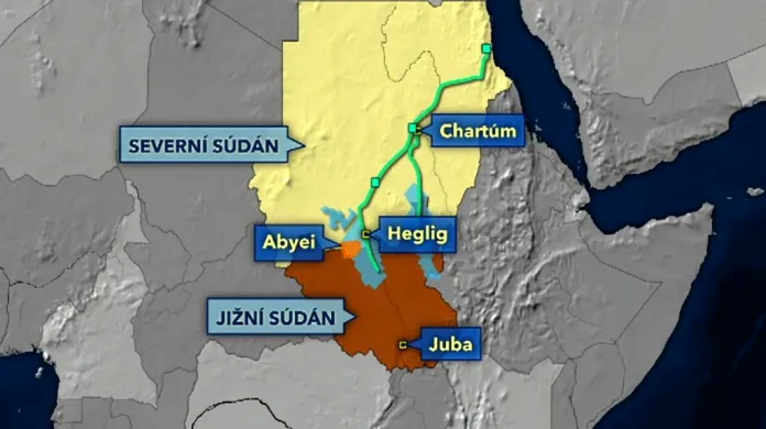 Těžba ropy v Súdánu