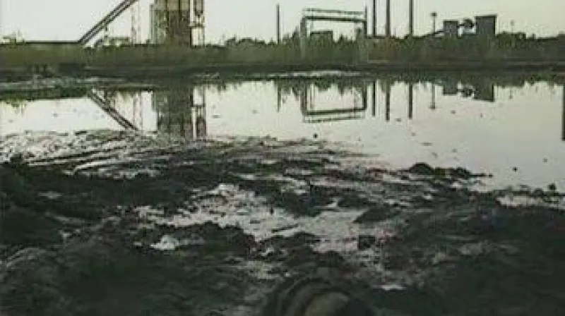 Ropná laguna v Ostravě