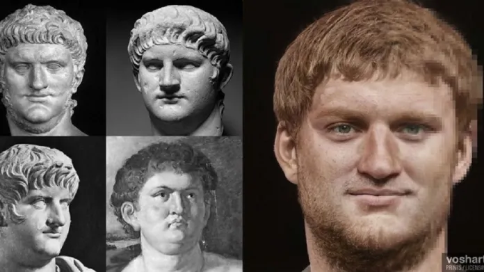 Rekonstrukce podoby římských císařů -  Nero
