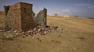 Archeologická lokalita Abúsír v Egyptě