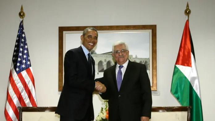 Barack Obama a Mahmúd Abbás