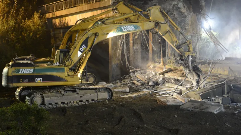 Demolice mostu