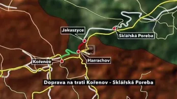 Trať ze Sklářské Poreby do Kořenova
