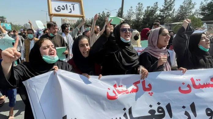 Protest žen v Kábulu