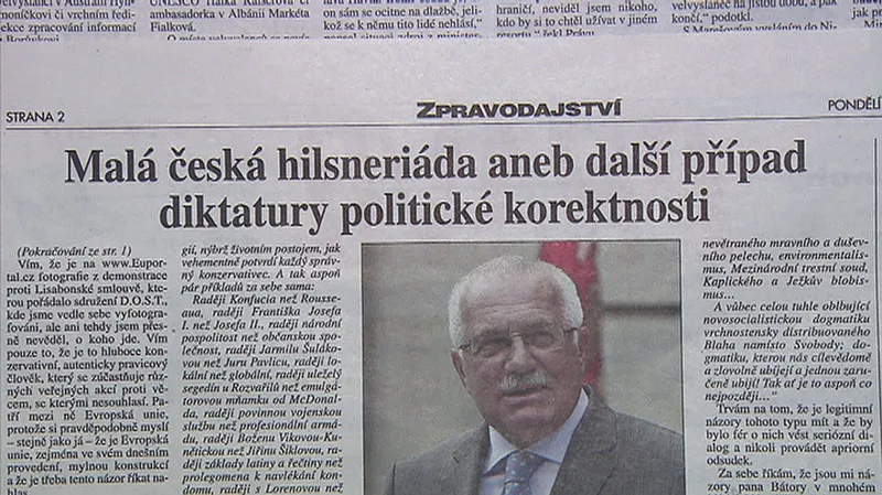 Článek zabývající se kauzou Bátora