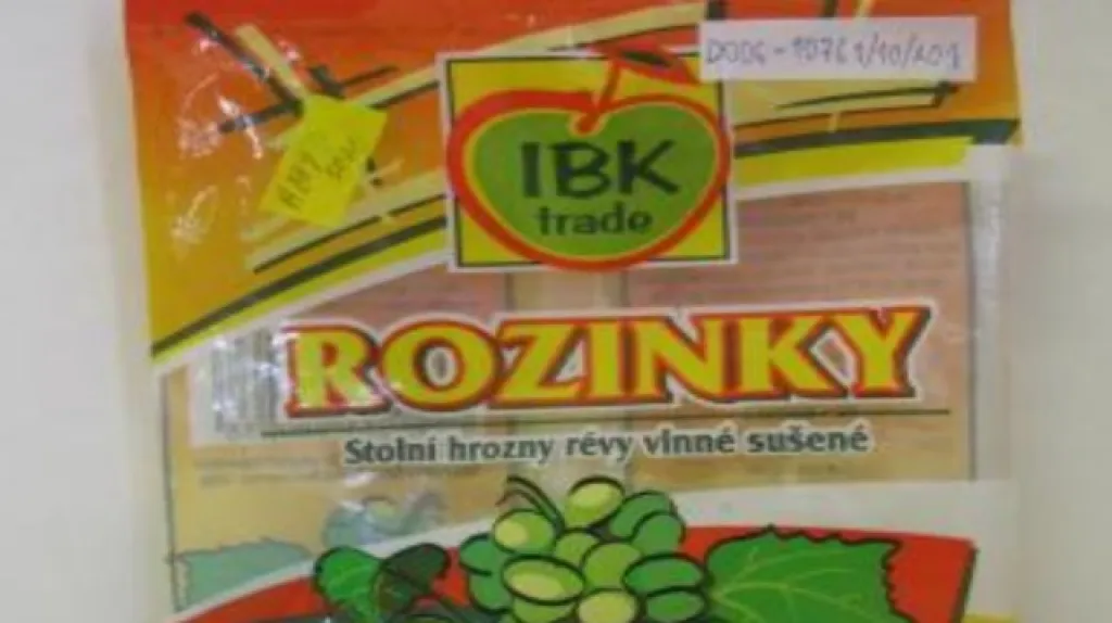 Závadné rozinky