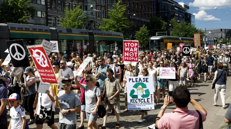 Demonstrace v Hesinkách