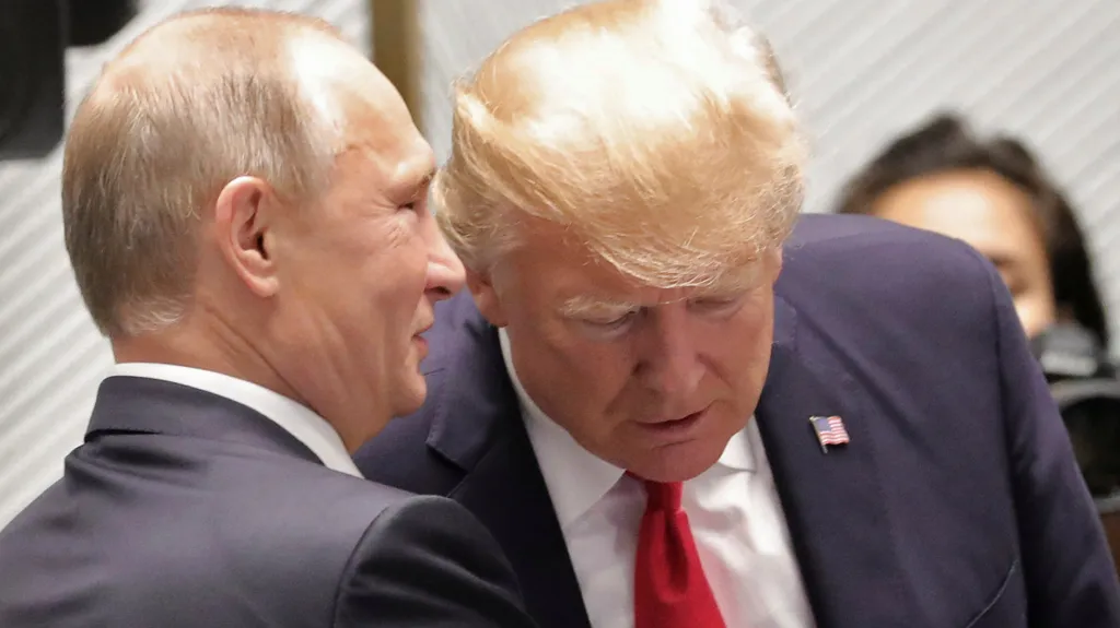 Prezidenti Vladimir Putin a Donald Trump