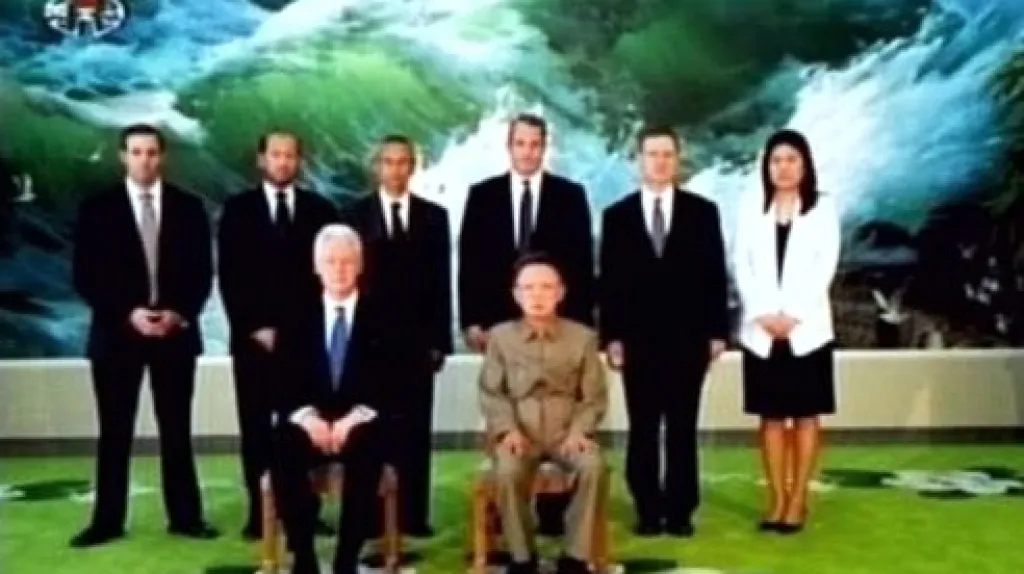 Bill Clinton a Kim Čong-il
