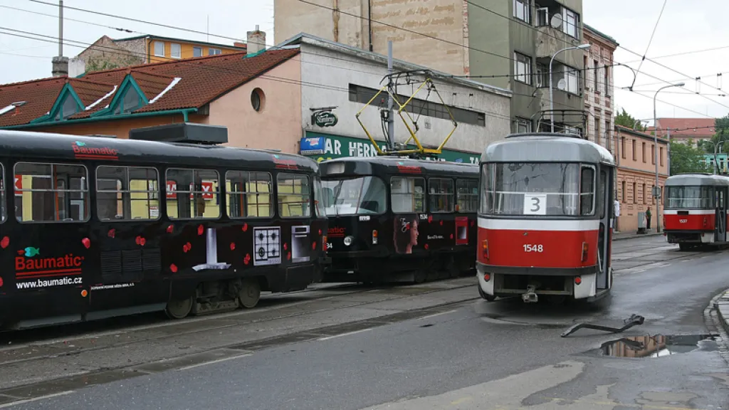 Střet tramvají