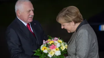 Václav Klaus a Angela Merkelová