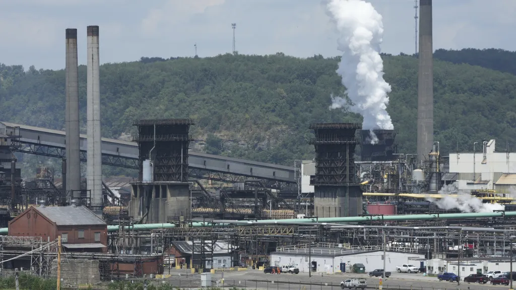 Ocelárny U.S. Steel ve městě Clairton, ilustrační foto