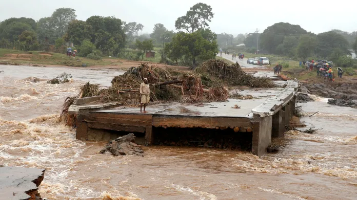 Následky cyklony Idai v Zimbabwe
