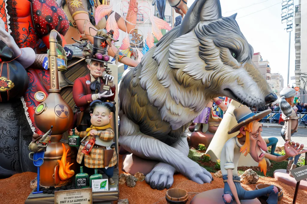 Tradiční španělský festival Falas ve Valencii