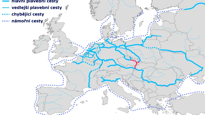 Plavební cesty v Evropě