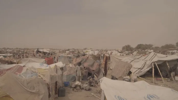 Uprchlický tábor u Čadského jezera