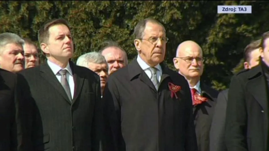 Sergej Lavrov na Slovensku: Je třeba hlídat dohody z Minsku