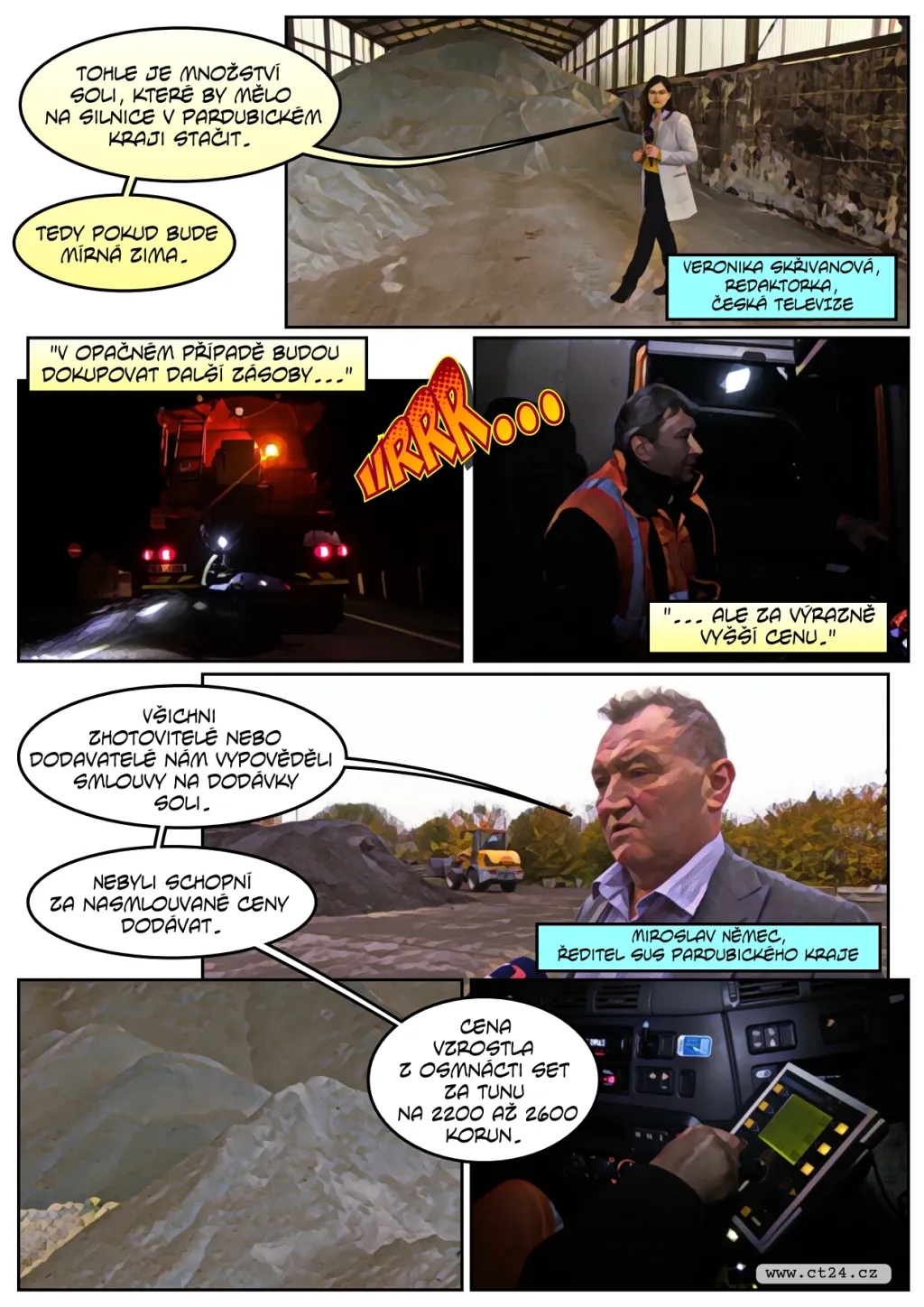 Na silnicích začala zimní sezona