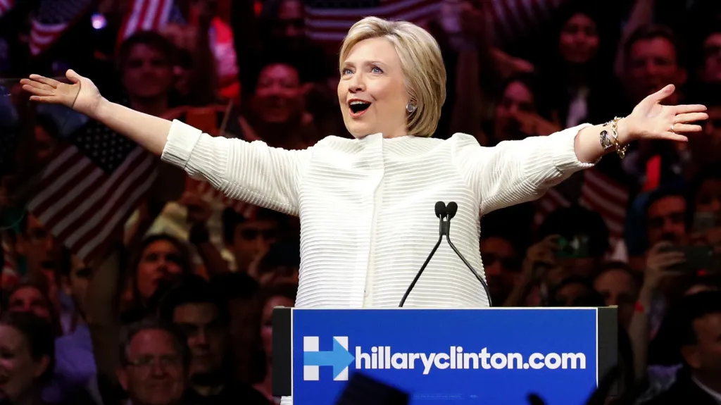 Hillary Clintonová v New Yorku