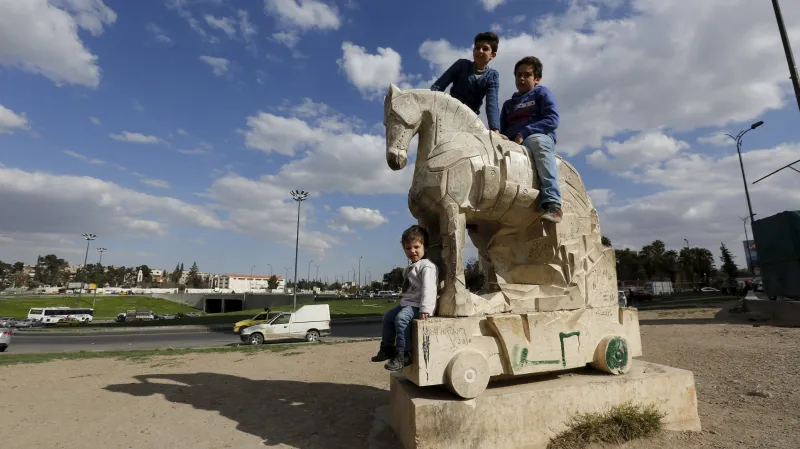 Syrské děti už se nebojí vyjít na ulici