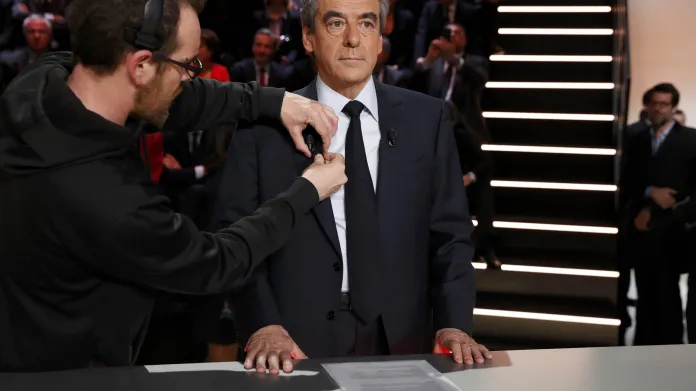 Francois Fillon před televizní debatou
