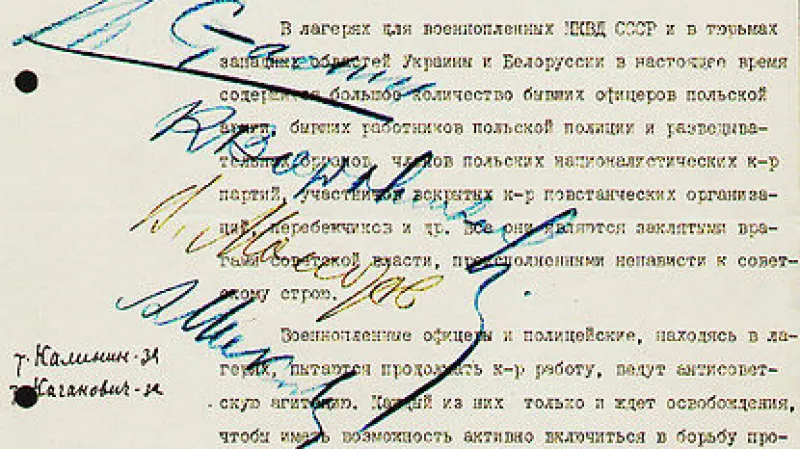 Rozhodnutí o masakru 22 tisíc Poláků