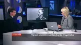 Historik Jan Boris Uhlíř ve Studiu ČT24