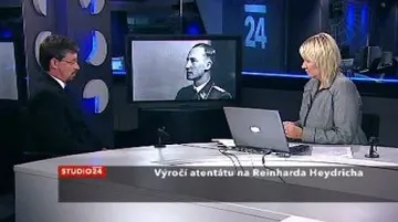 Historik Jan Boris Uhlíř ve Studiu ČT24