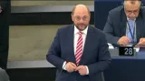 Brífink předsedy Evropského parlamentu Martina Schulze