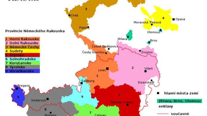 Oblasti nárokované Německým Rakouskem