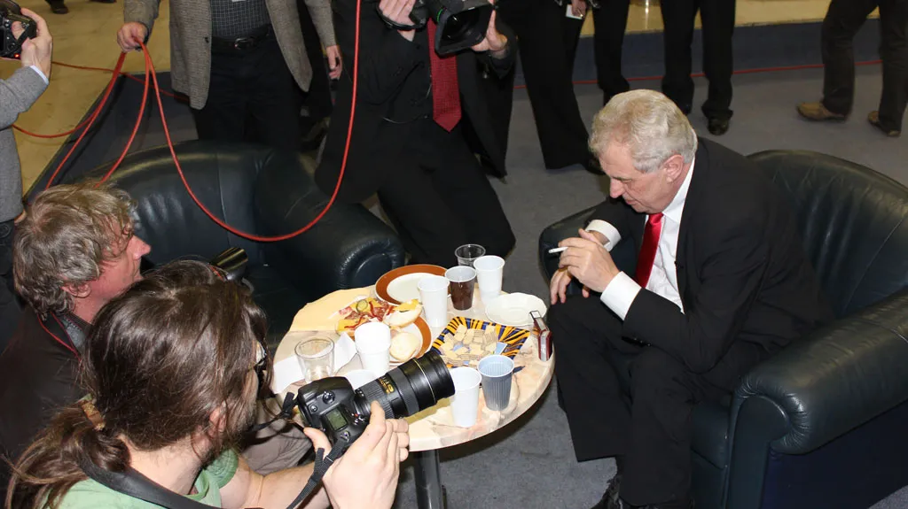 Miloš Zeman v České televizi