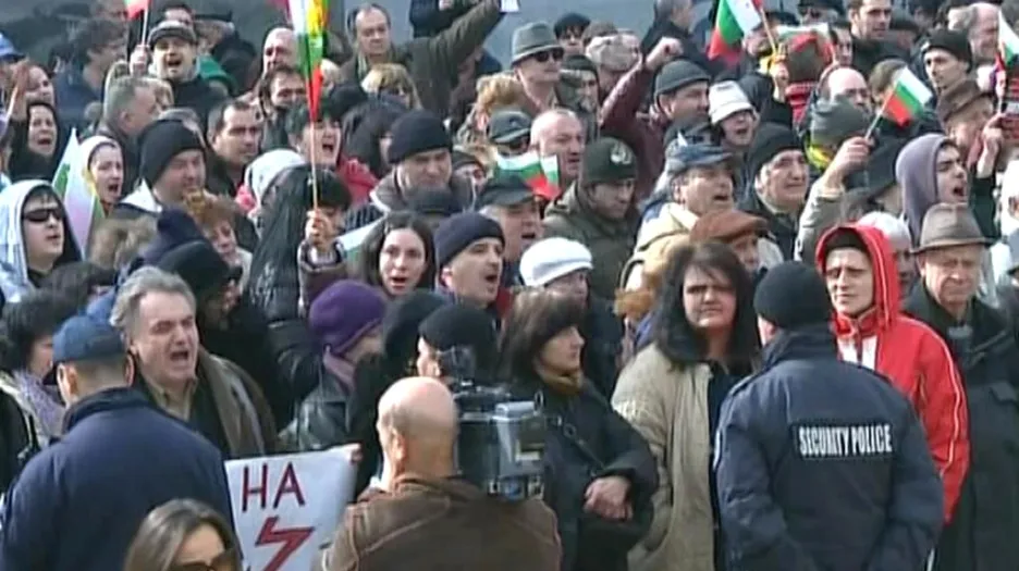 Bulharské protesty za levnější elektřinu